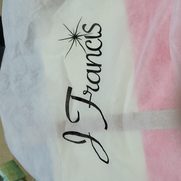 💥FALL SALE💥 J Francis Handbag Cream and Orange W/ Hearts - Picture 5 of 5